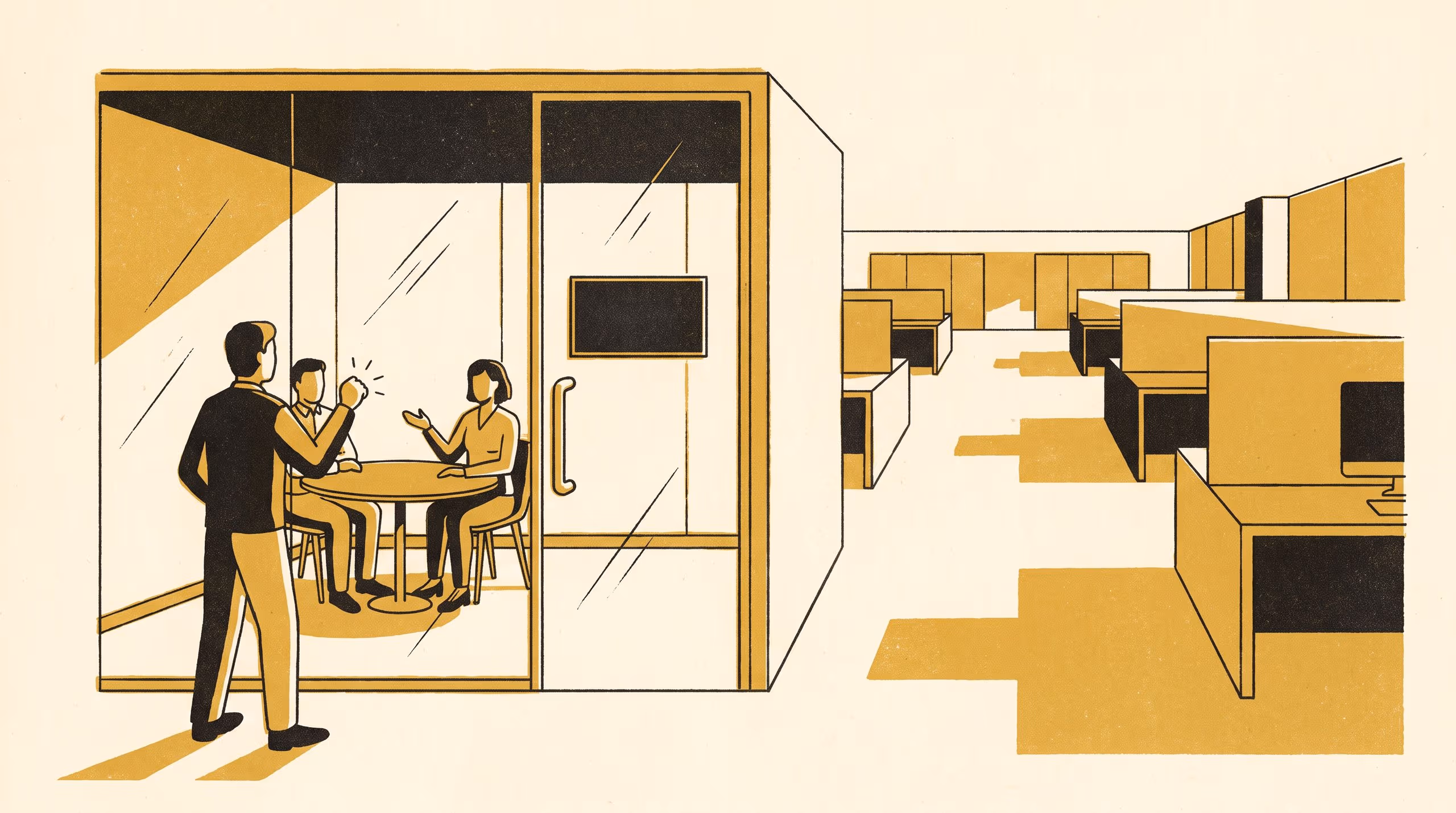 Illustration for The Booking Knock as Increment Device: A regression discontinuity at the thirty-minute performance-review booking end