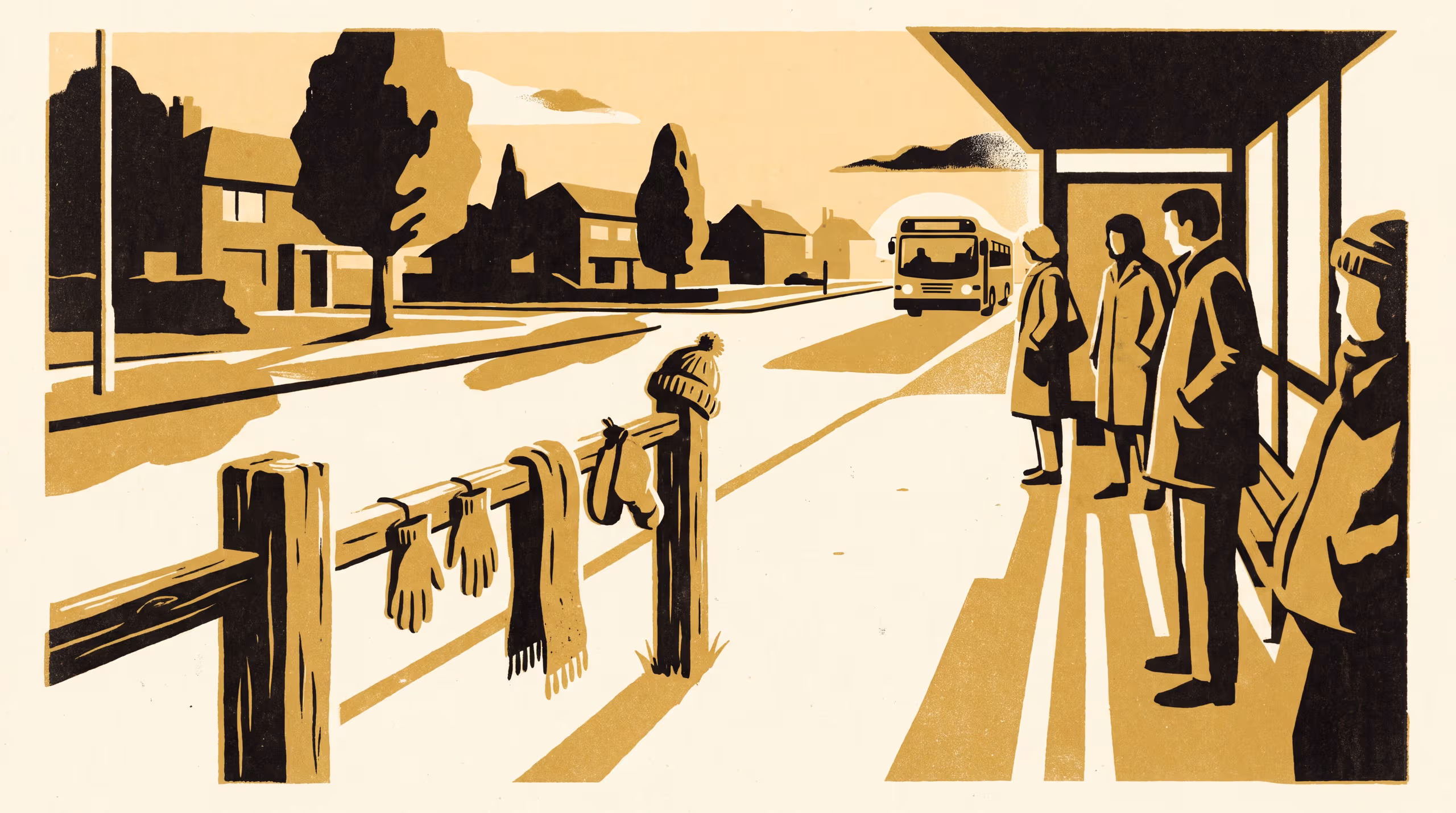 Illustration for The Fence Post as Lost-Property Office: A Teaching Case in Unattended Custody at One Suburban Street Corner