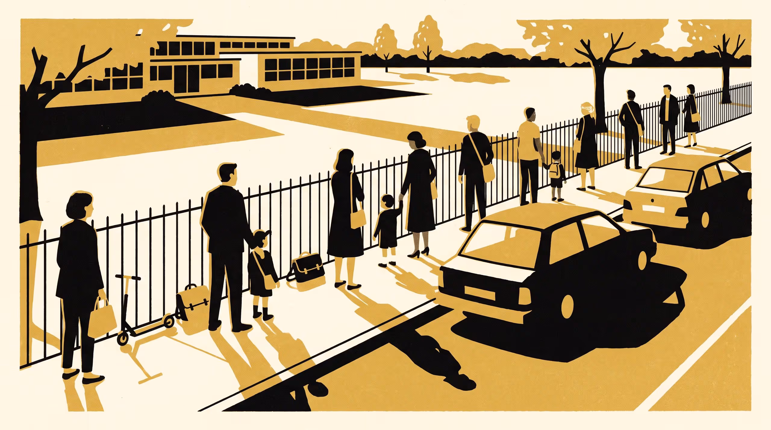 Illustration for Settled Before the System Switched On: Anticipatory Queue Reordering at a Primary School Gate, Before and After a Tap-On Dismissal Rollout