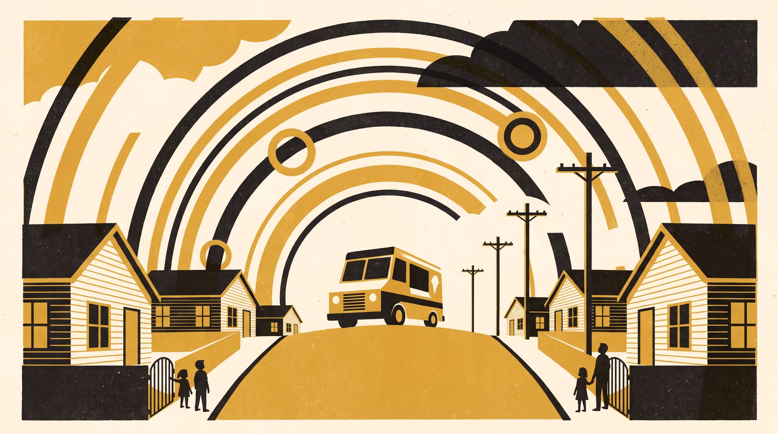Illustration for How Far Ahead Can You Hear the Ice-Cream Van?: Ensemble Route Nowcasting From a Verandah Chime-Telemetry Network, Verified Against 31 Weekend Rounds