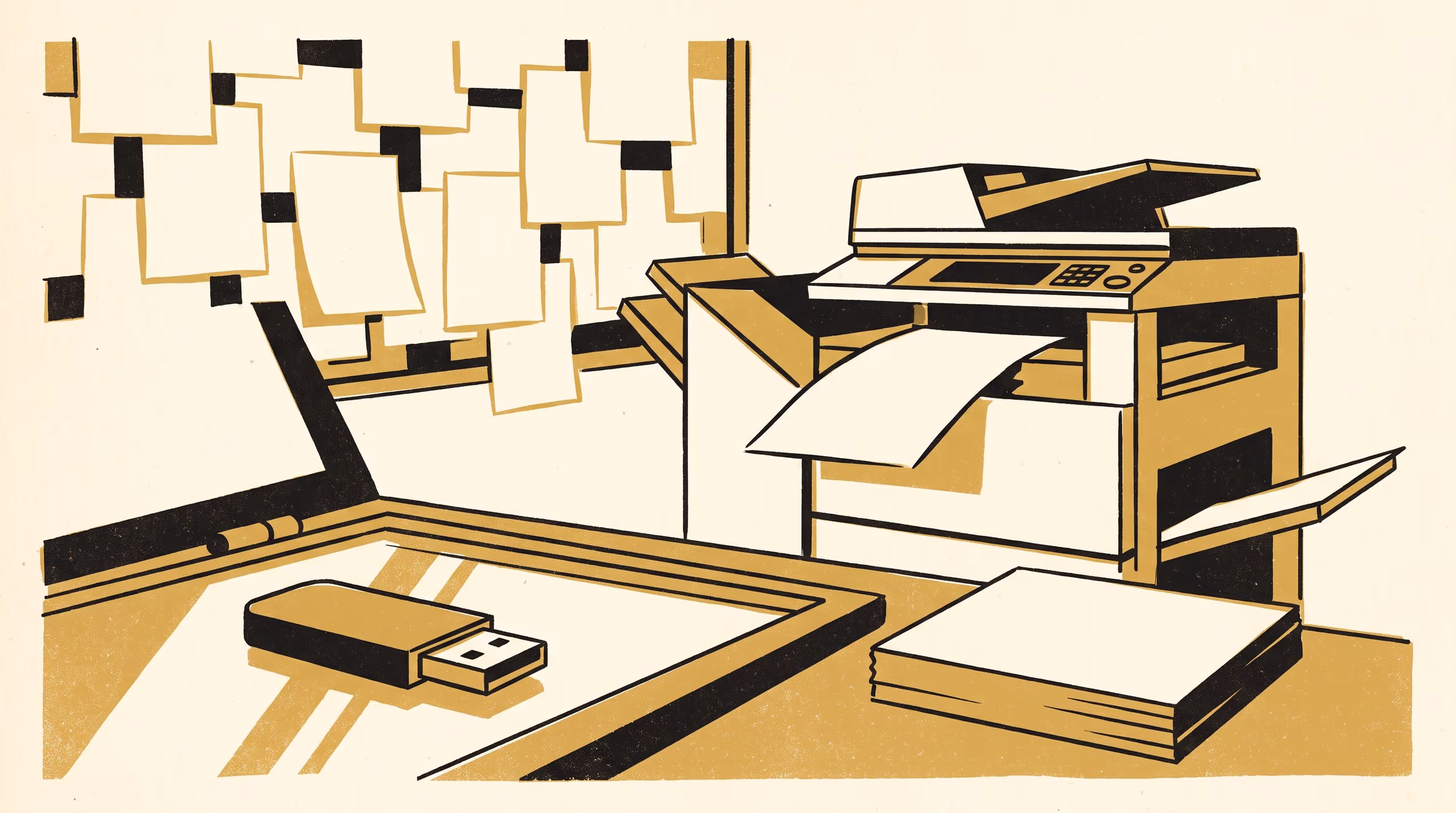 Illustration for Does the Unmarked-Scan Rate Describe the Board?: USB watermarking, birthday invitations, and a large-format printer awarded anyway
