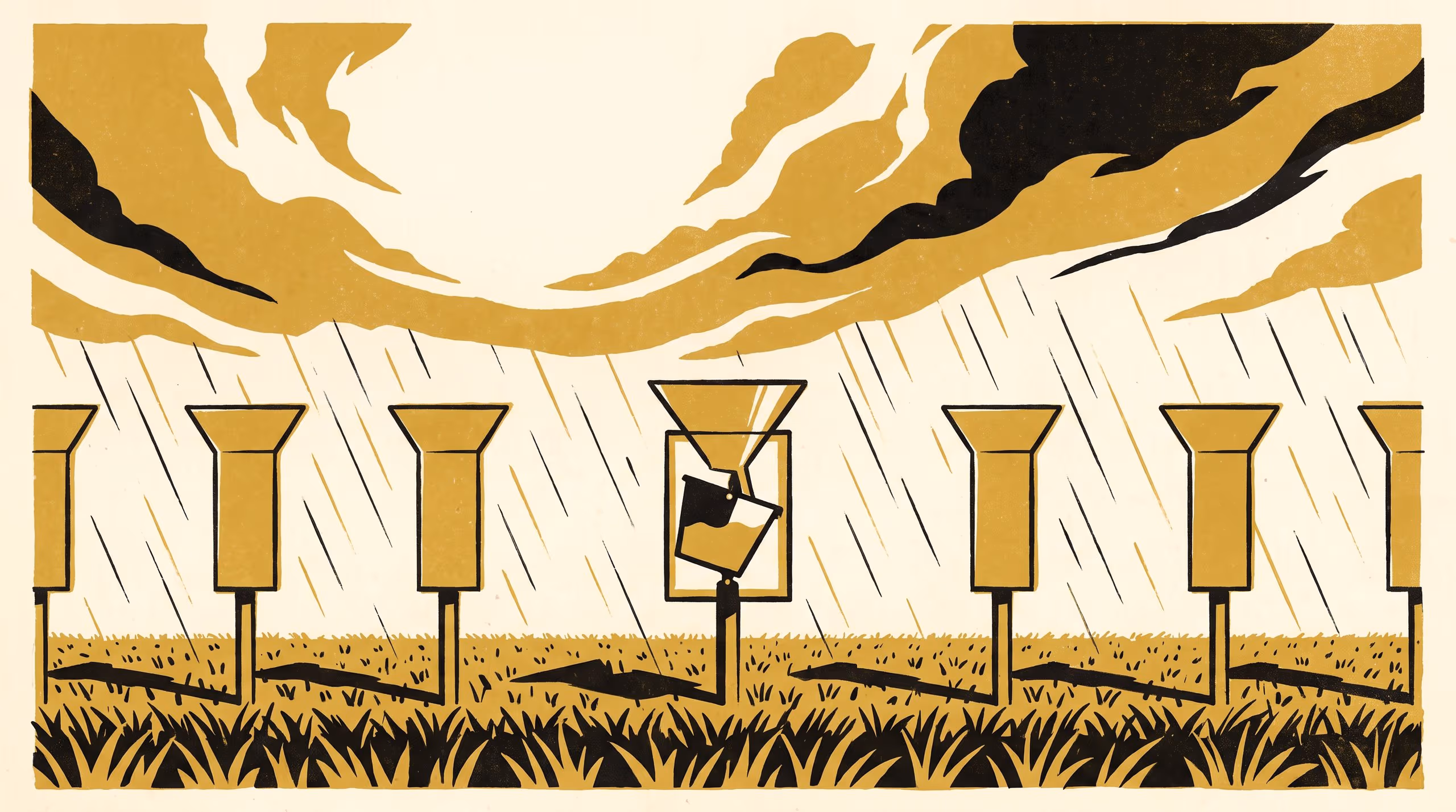 Illustration for What the Bucket Still Holds: Between-event evaporation of the part-filled bucket on a twelve-gauge test plot