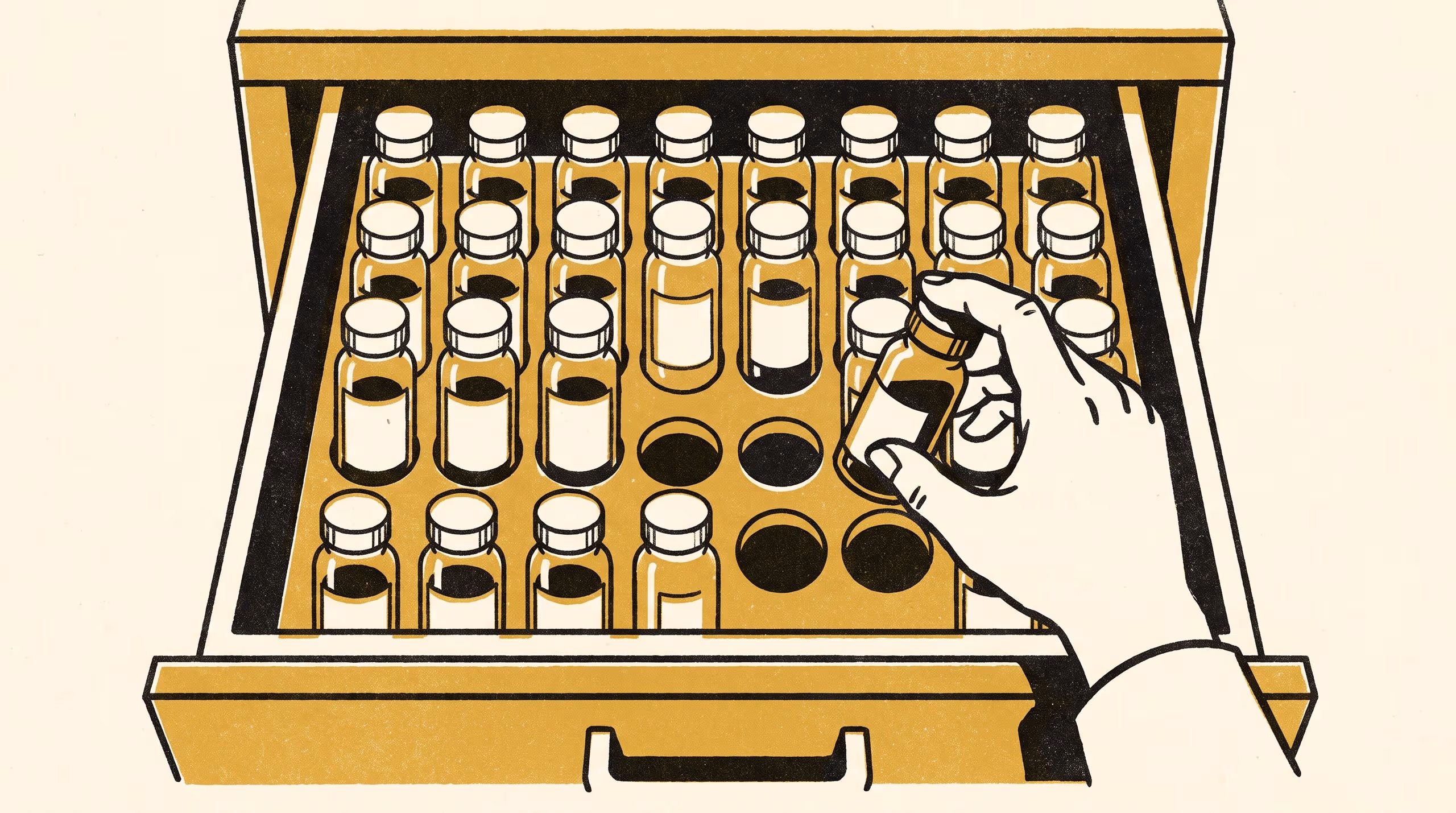 Illustration for What a Vial Label Says: Naming and re-finding samples of spent reforming catalyst in a shared drawer