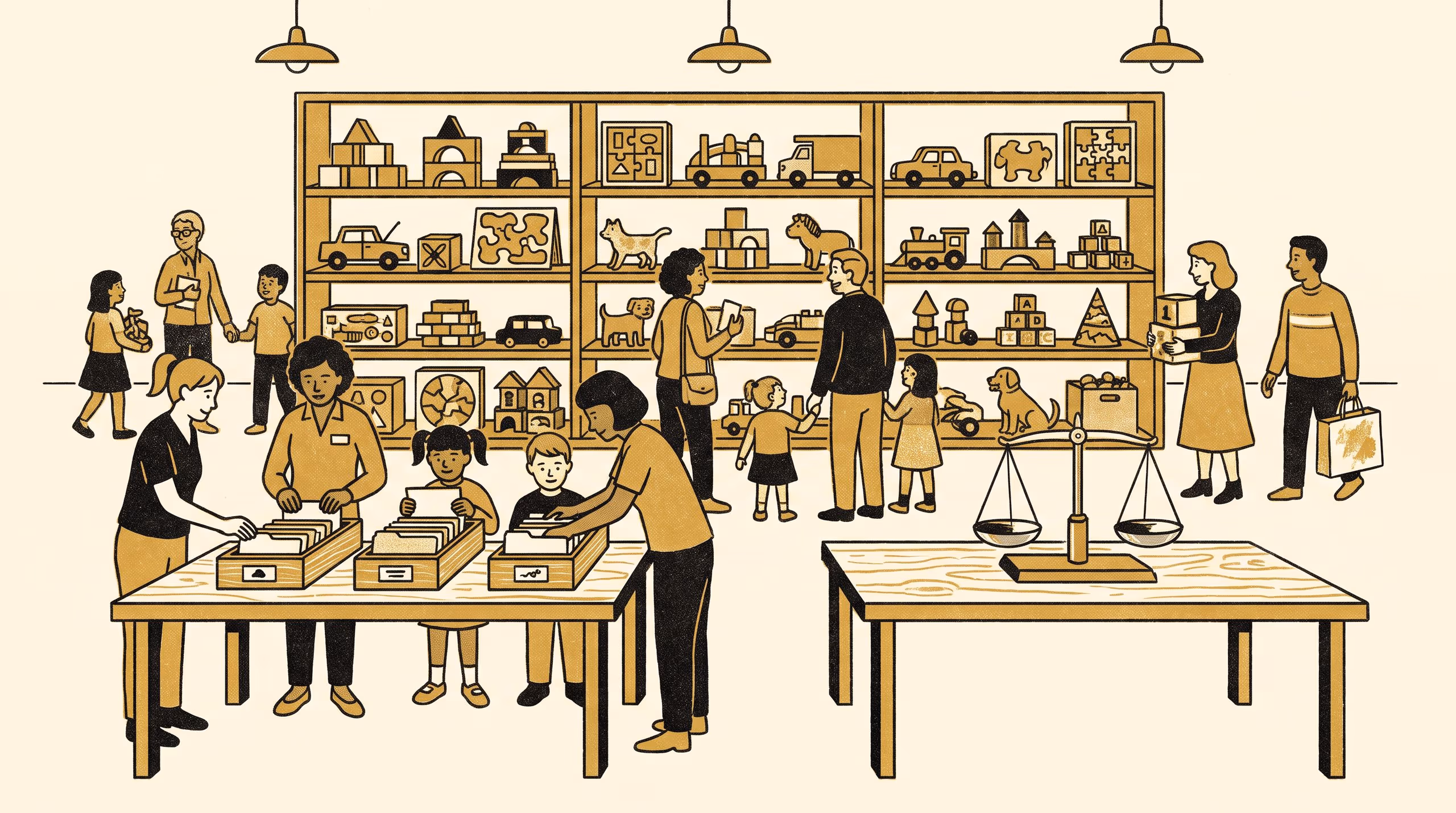 Illustration for The Review Pile Is a Decision: Cost-optimal record-linkage thresholds for a toy library's membership list