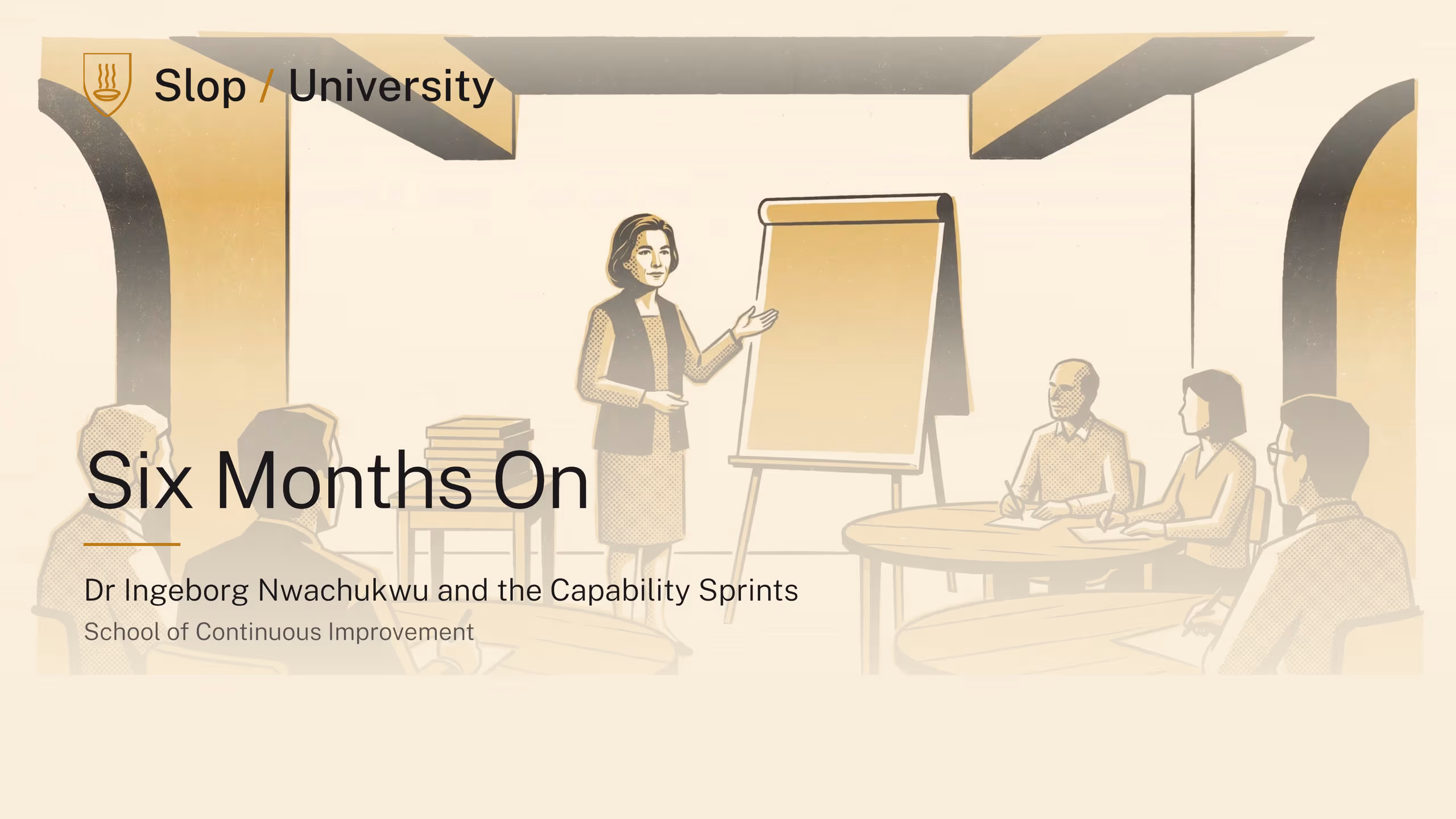 Illustration for Six Months On: Dr Ingeborg Nwachukwu and the Capability Sprints