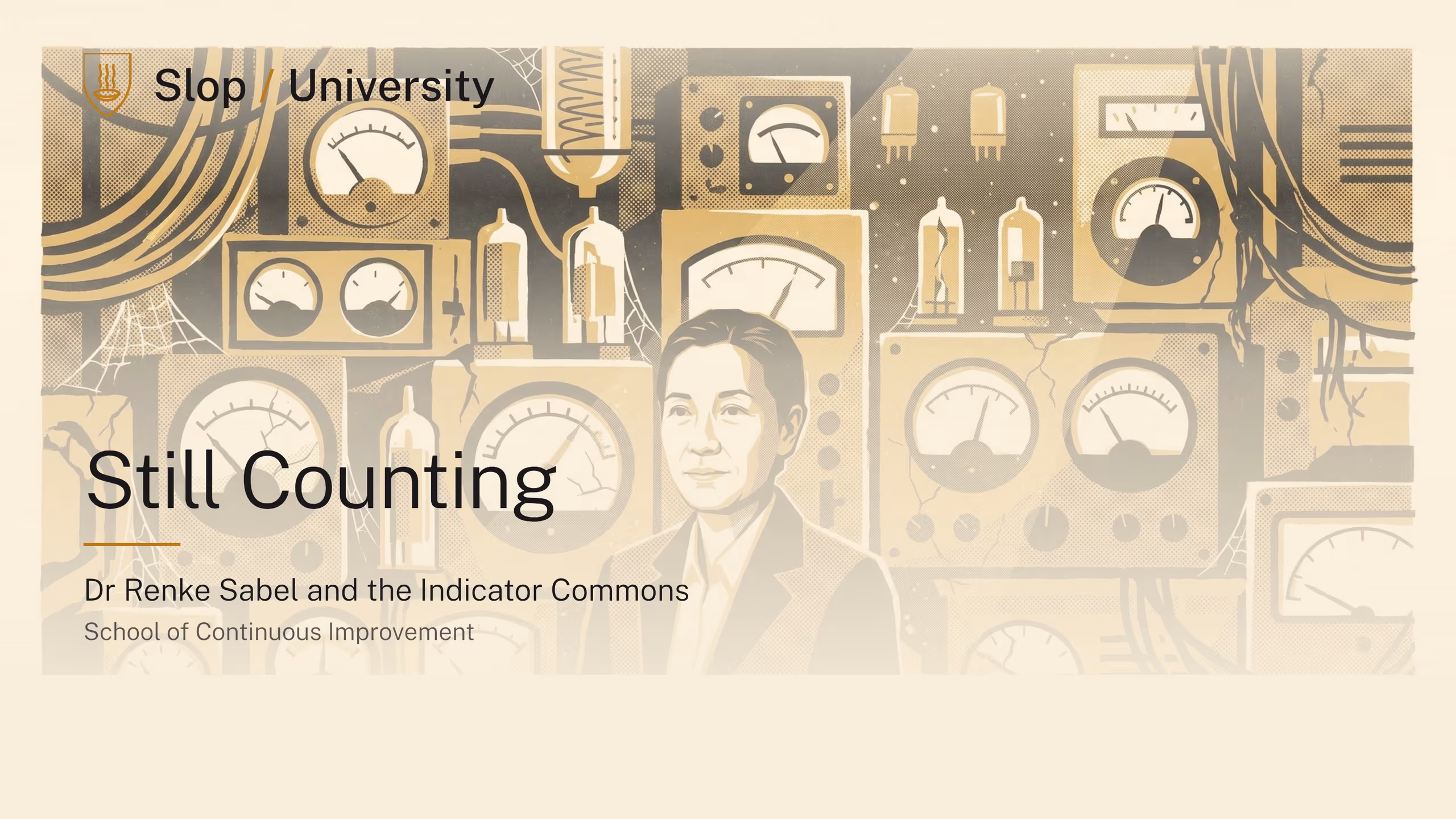 Illustration for Still Counting: Dr Renke Sabel and the Indicator Commons