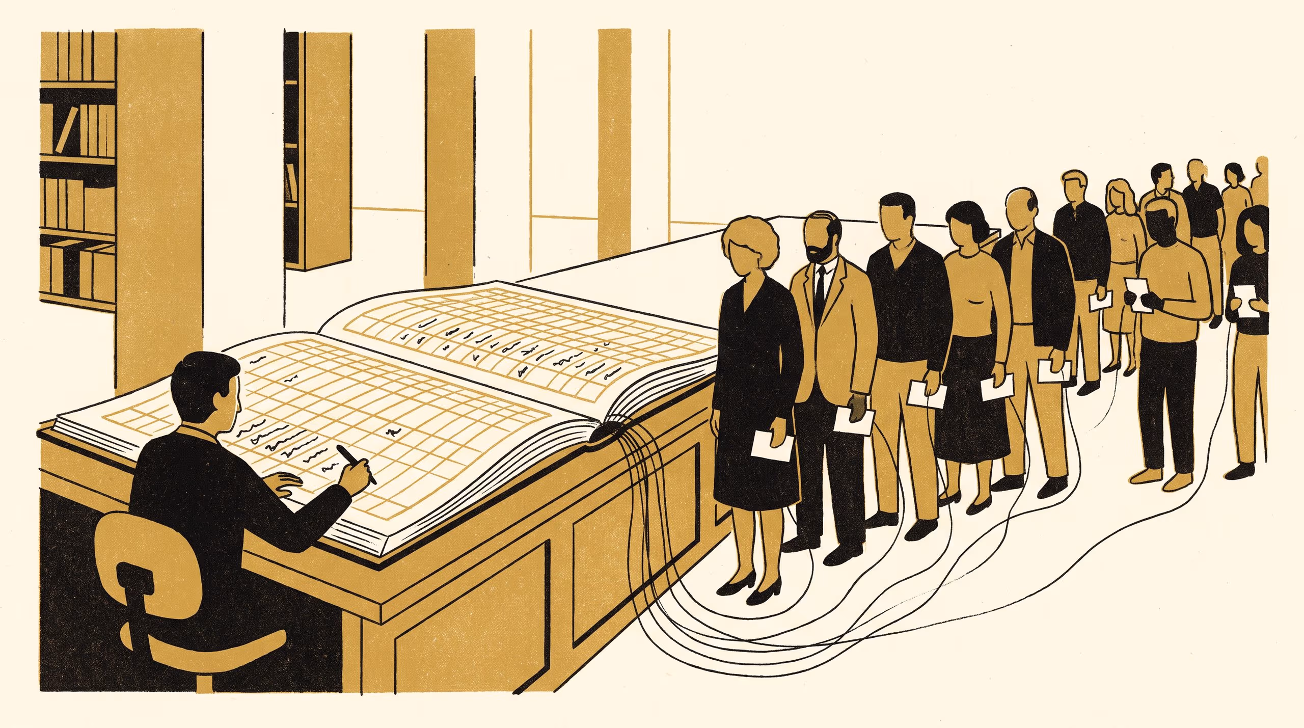 Illustration for Who Else Was in the Room?: The 2026-2031 Strategic Plan Accepts Every Declared Connection at the Same Weight, Publishes the Register, and Replaces Required Withdrawal With a Note on the Record