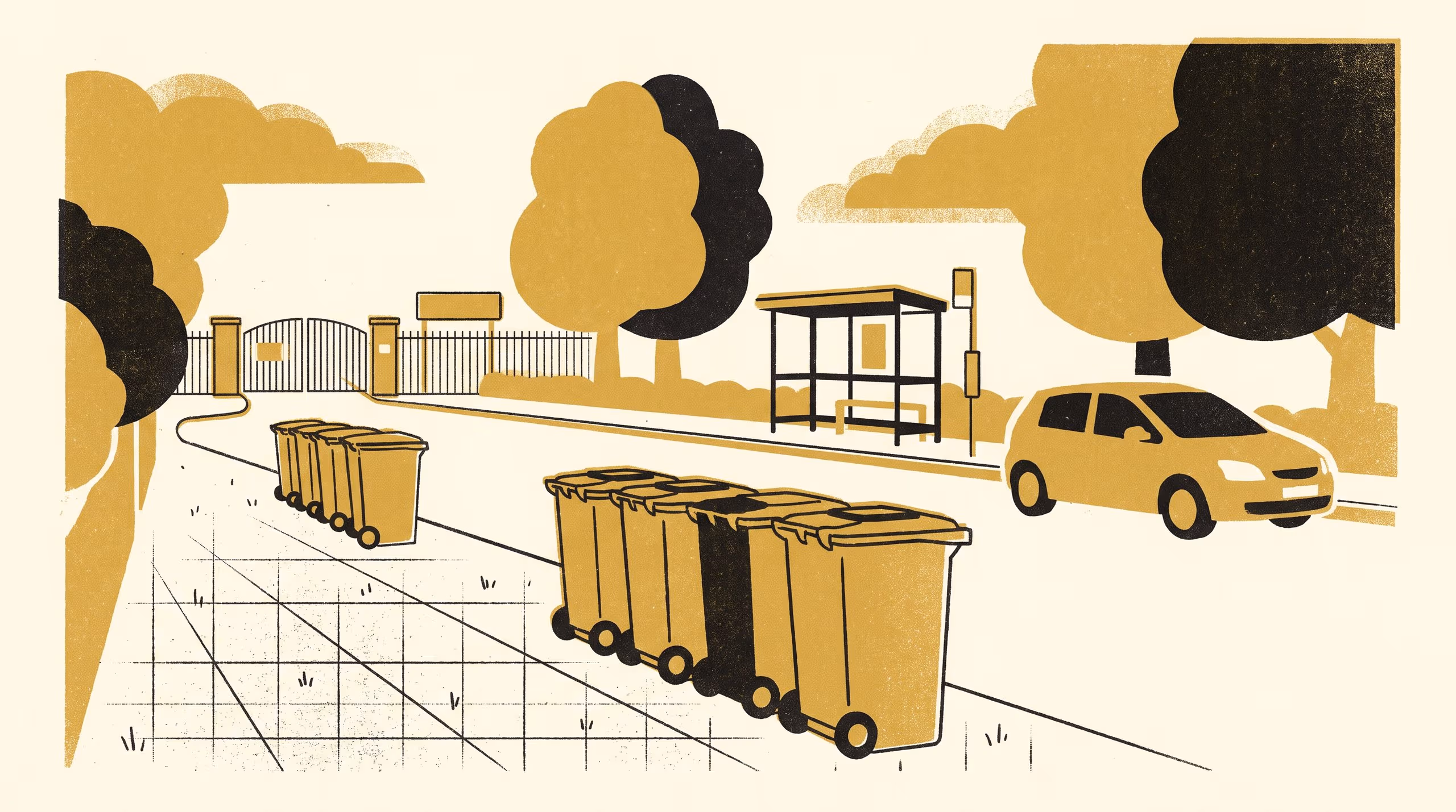 Illustration for Notes on the Verge: The Strategic Plan That Turns School-Run Bin Placement Into a Partnership-Funding Threshold