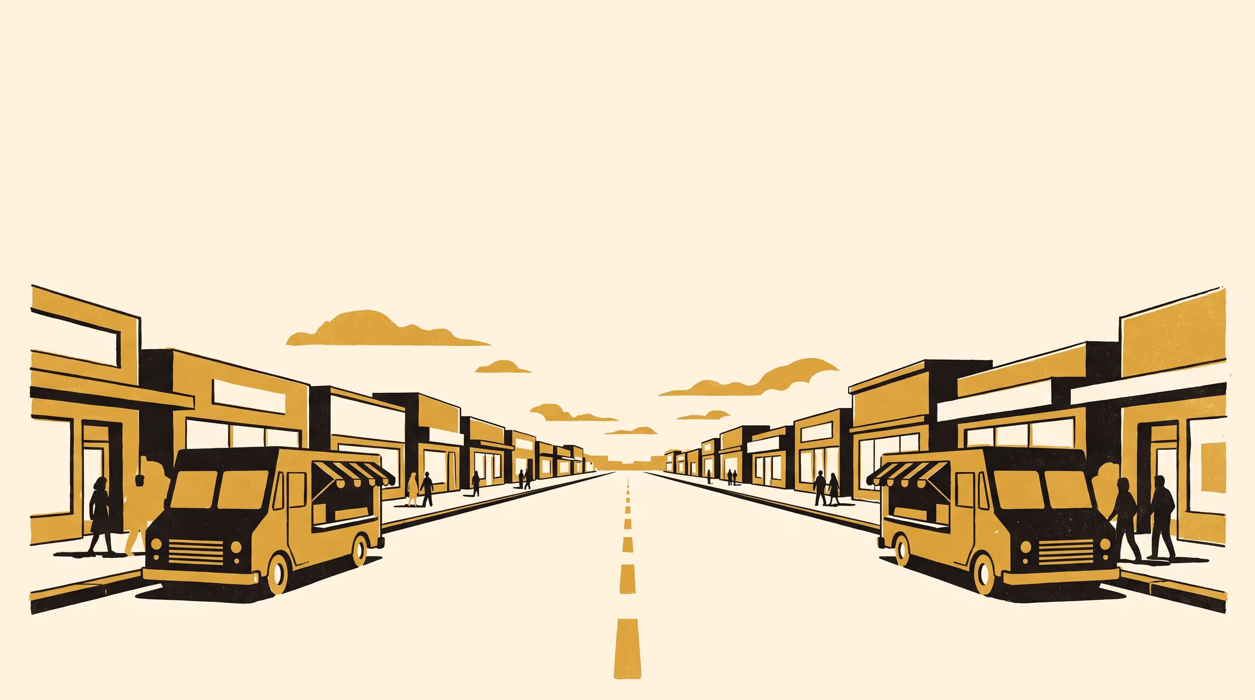 Illustration for Over the Line, Under Review: Slop University's Strategic Plan 2026-2031 on a service road's painted council centreline