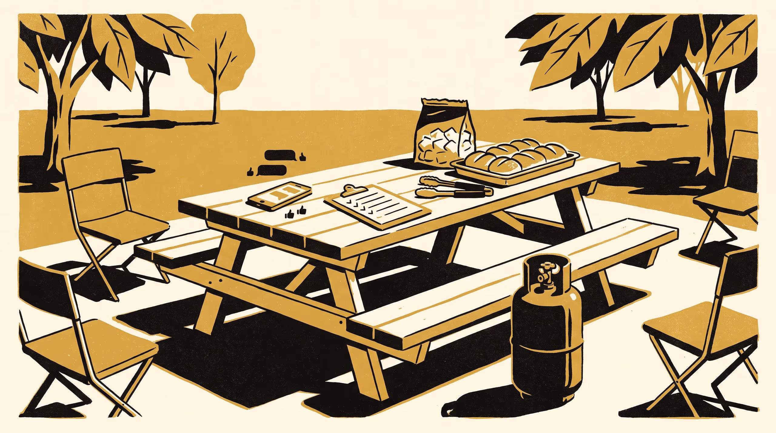 Illustration for Carried by Silence: Proposal, Reaction and Lapse in the Group Chats That Plan Shared Occasions